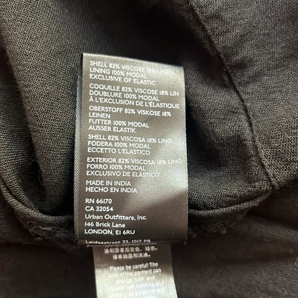 NWT. Free People String of Hearts Smocked Maxi Dress Black XS - Picture 12 of 12